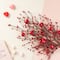 Glitzhome® 28" Valentine's Red Berry &Heart Picks Set
